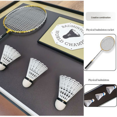 Impresión de alta resolución Moderno de gimnasio de bádminton Mural para decoración de lugares deportivos