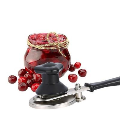 Conjunto de herramientas de cocina de bambú manual puede sellador de hojalata máquina de prensa de tapa con utensilios de tenedor