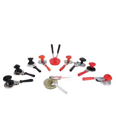 Conjunto de herramientas de cocina de bambú manual puede sellador de hojalata máquina de prensa de tapa con utensilios de tenedor