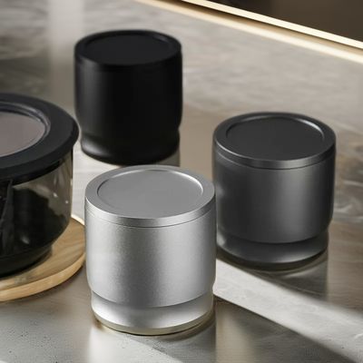 Anillo de dosificación de logotipo personalizado negro para 51mm 54mm 58mm Compatible con el té 304 acero inoxidable