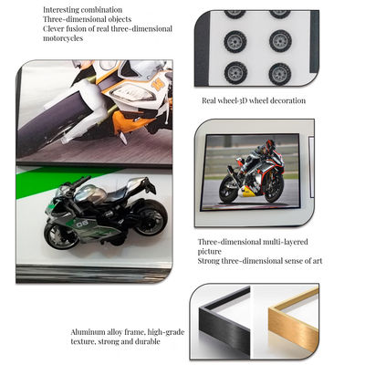 Diseño moderno Objeto real tridimensional Pintura decorativa para el dormitorio de los niños