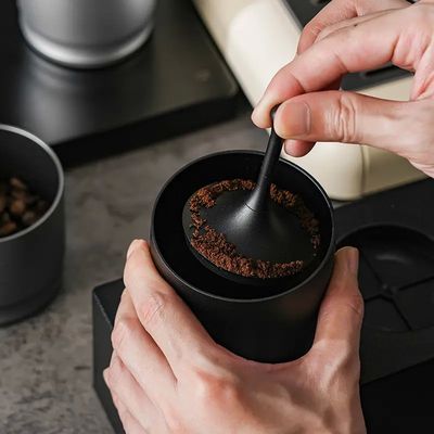 Selección del comprador comercial 58mm Espresso Copo de dosificación de aluminio para servicios de comida para llevar