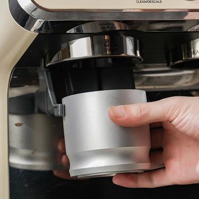 Selección del comprador comercial 58mm Espresso Copo de dosificación de aluminio para servicios de comida para llevar