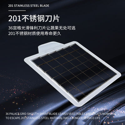 Inicio Cocina Cutter de papas fritas de acero inoxidable para papas fritas de pepino perfectas