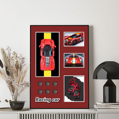 Bloque de tres dimensiones fácil de colgar sofá de coche fondo pintura de pared para amantes del arte