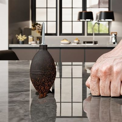 Limpieza de soplador de aire de estilo americano hecha de caucho de silicona para herramientas de café y té