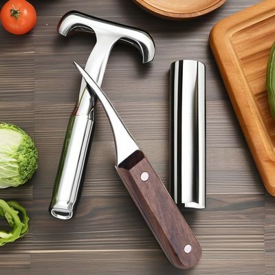 Cuchillo de exfoliación de camarón de acero inoxidable de uso pesado para cortar y pelar fácilmente el vientre del pescado