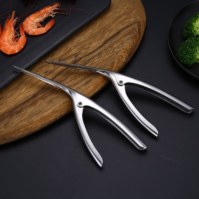 Preparación de mariscos sin esfuerzo con pelador de camarón de acero inoxidable y cuchillo de barriga de pescado