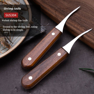 Cuchillo de vientre de pescado multifuncional cortador de verduras de mano herramienta de mariscos de acero inoxidable