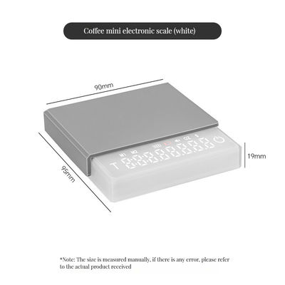 Recomendación de peso máximo 2 kg Escala de cronógrafo recargable para café impermeable