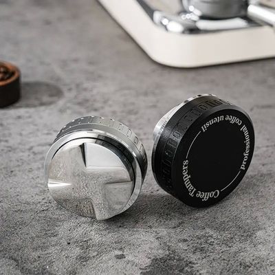 51/53/58mm Barista herramienta de acero inoxidable manipulador de café con base de aleación de aluminio