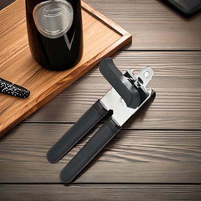 Abridor de latas para el hogar versátil con logotipo personalizado y material de acero inoxidable duradero