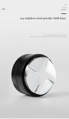 Acero inoxidable de doble cabeza de espresso Dispensando herramienta de enderezador para manipuladores de café