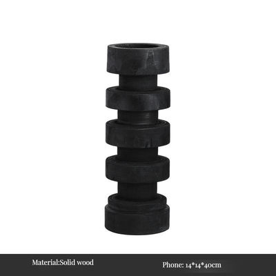 Tamaños personalizados Marmol pilar Candlestick Holder para la casa de la boda de la fiesta de decoraciones