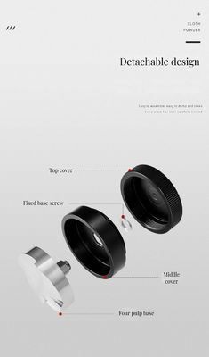 58mm de acero inoxidable para hacer grano de café Martillo de polvo de cuatro hojas ecológico para baristas
