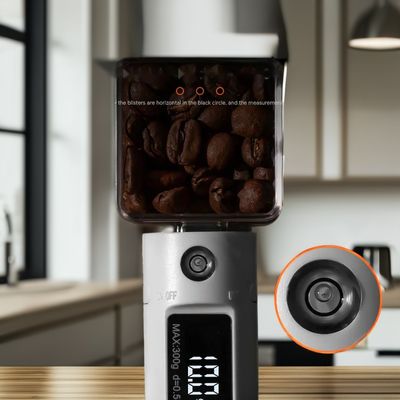 Escala de cucharas electrónicas con la característica de almacenamiento incluido mezclador de espuma de espuma de leche de café