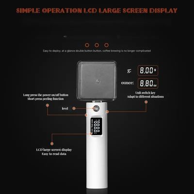 Escala de cuchara de cocina recargable con pantalla LCD redonda para nutrición inteligente y alimentos horneados
