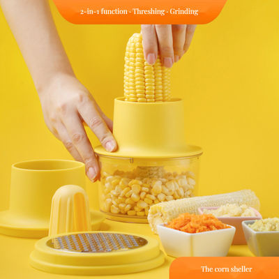 Diseño para el hogar Cortador de plástico Verduras Frutas Corn Sheller Stripper con cortador de metal