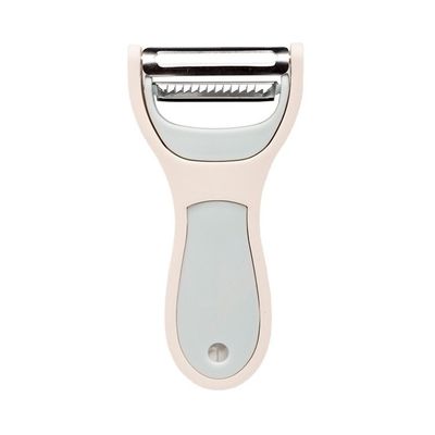 Función de prensado Metal 2 en 1 pelador cortador Zester para frutas y verduras