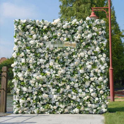 Corsages de automóviles de boda al aire libre con plantas verdes artificiales de 30 cm Día de la Madre