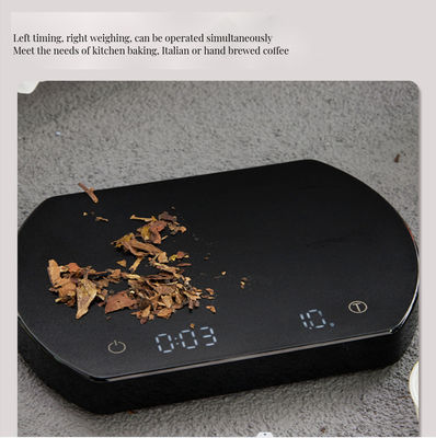 Diseño de ODM Pad de silicona digital de café de pesaje de gotas de escala con temporizador de elaboración sostenible