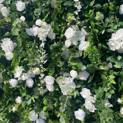 Día de la Madre y Auto de la Boda Decoración de Pared Floral de Tejido 3D con Plantas Verdes Realistas