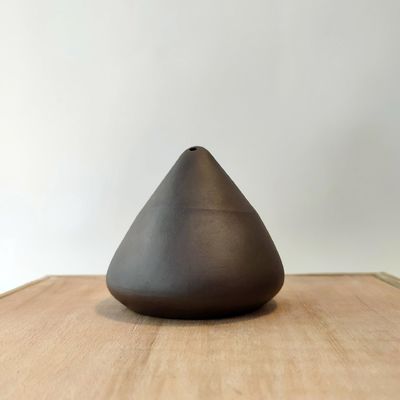 Decoración para el hogar de metal Mini portaquemadores de incienso con diseño cerámico de retroceso de bastón