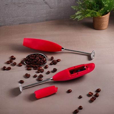 2023 Espumador eléctrico de café de acero inoxidable con batería para espumar leche