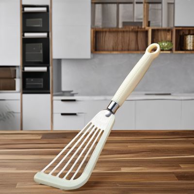 Aplicación de alimentos 2 piezas de acero inoxidable Espatulas de pescado resistentes al calor