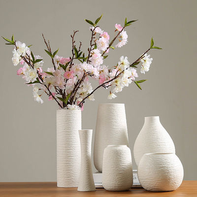 Color personalizado Vaso de cerámica antigua moderna para decoración de bodas de diseño elegante