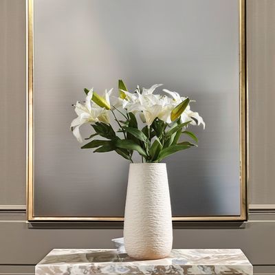 Casa Decoración de la mesa de la boda Vaso cerámico de bajo MOQ por diseñador para decoración artesanal