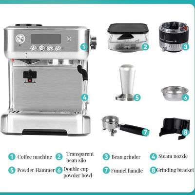 Color personalizado 20bar Presión Smart Home Frijol a la Taza Máquina de espresso de Italia