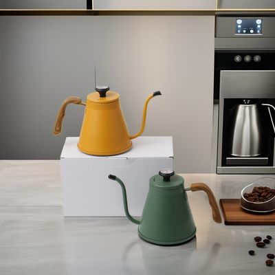 Cacerola de café de cuello de ganso hecha de acero inoxidable de grado alimenticio