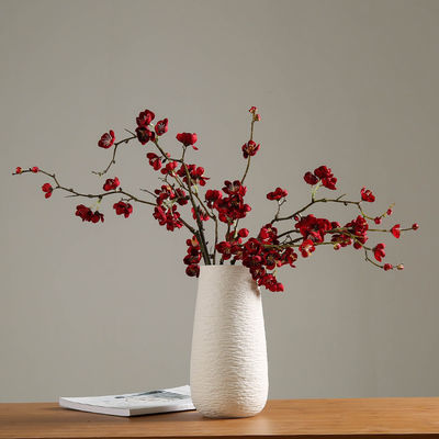 Bajo MOQ Diseñador de arte clásico Vaso cerámico hecho a mano para la mesa Decoración de la mesa de la boda