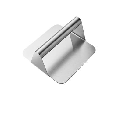 Diseño cuadrado de acero inoxidable no adhesivo hamburguesa de prensa de tela de parrillado fácil herramienta / delantal