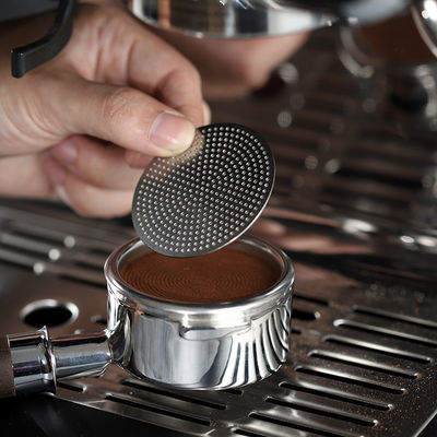 58mm de acero inoxidable Puck Screen herramienta de té para la caja de cerveza Portafilter perfecta