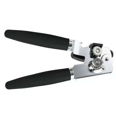 Abridor de botellas de cerveza de lata de acero inoxidable manual con borde suave seguro y diseño de metal plano