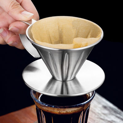 Cestas de filtro de café de acero inoxidable inquebrantable para el hogar y la función de leche de espuma