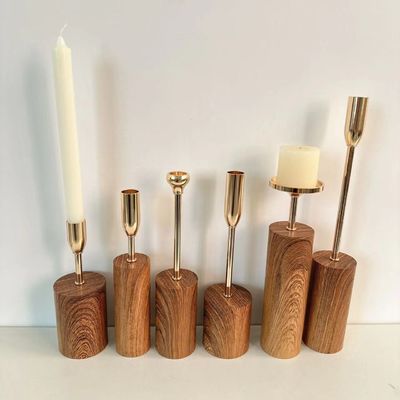 Porta velas de cerámica blanca nórdica moderna para el hogar y la decoración de bodas estilo Morden