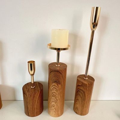 Porta velas de cerámica blanca nórdica moderna para el hogar y la decoración de bodas estilo Morden