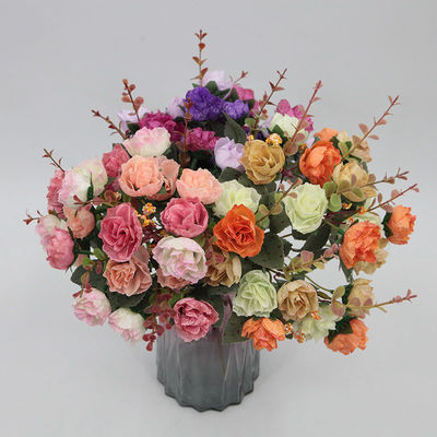 30cm Diamante Rosas de otoño Bouquet de rosas para la casa de la boda Decoración y adornos de Navidad