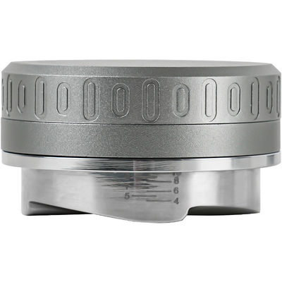 Nivelador de café 2 en 1 con tapa de madera ecológica 304 de acero inoxidable