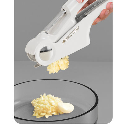 Maquinaria para cortar y cortar ajo multifuncional de acero inoxidable 4 en 1 con utensilios para abrir latas