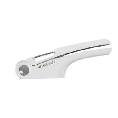 Herramienta de cocina de acero inoxidable para cortar y cortar ajo con función de abrelatas