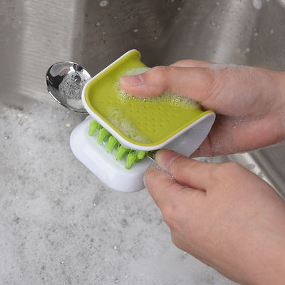 Cepillo para limpieza de cubiertos de cocina multifuncional para tiendas departamentales
