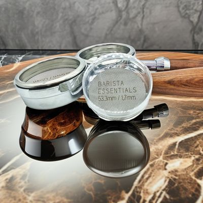 Diseño minimalista 58mm Tamaño personalizado Filtro de café de acero inoxidable para taza de café