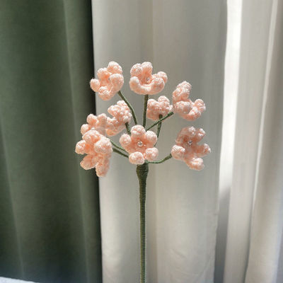 Asombrosas flores y hojas artificiales de seda en 3D hechas a mano para los centros del Día de la Madre