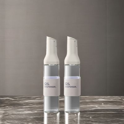 Gravy Boats diseño de botella de aceite de vidrio y vinagre conjunto para las necesidades de la cocina moderna