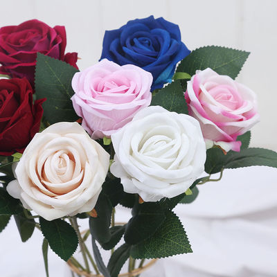 Flores de hortensias artificiales de 51 cm para decoración del hogar bodas Navidad graduación