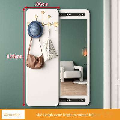 Espejo de cuerpo completo de madera sólida nórdica de color personalizado para dormitorio decorativo sala de estar